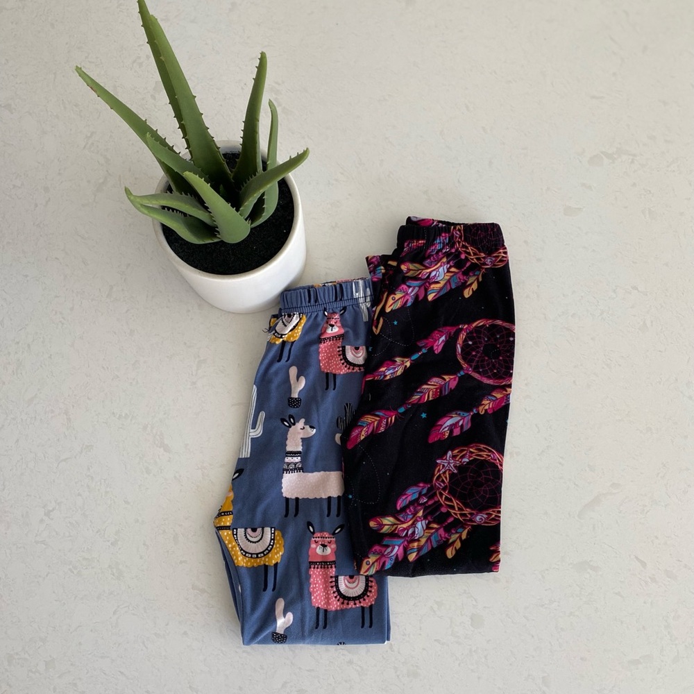 Set of Girls Leggings {2}